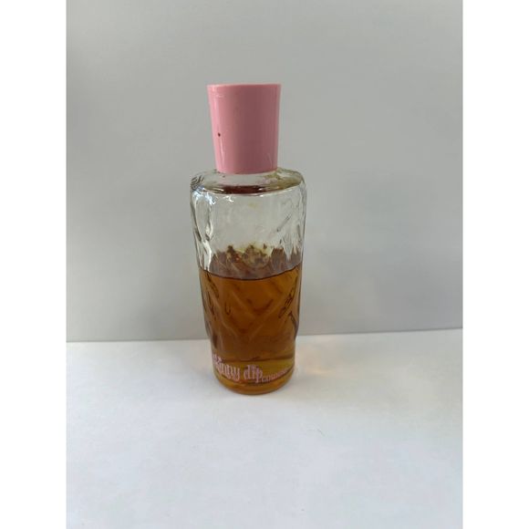 Vintage Leeming Pfizer SKINNY DIP Cologne Splash 4 oz Glass Bottle Pink Lid - Picture 1 of 4